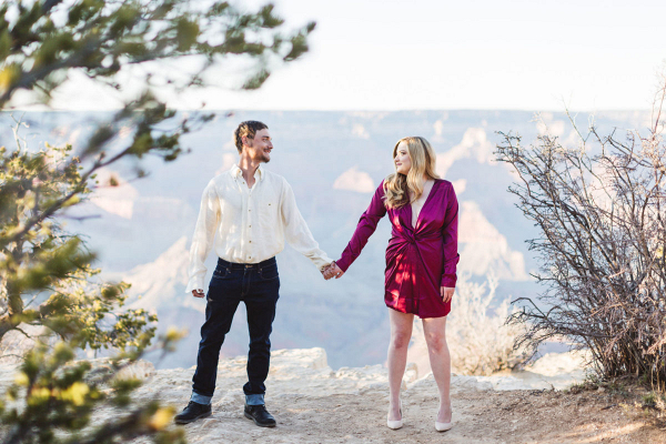 Glamorous Grand Canyon Engagement Session