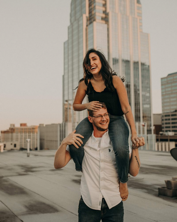 Engagement Session featuring Urban Austin Spots