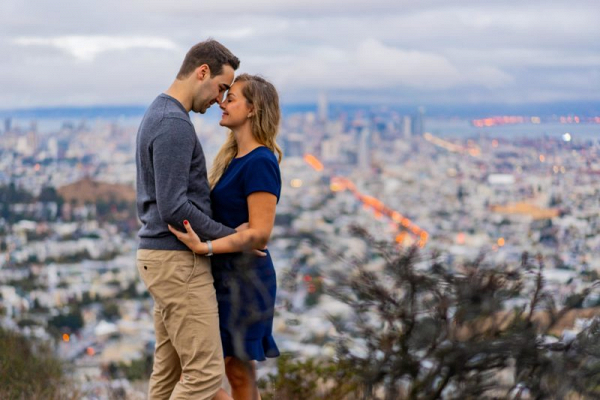 Hazy San Francisco Engagement Session