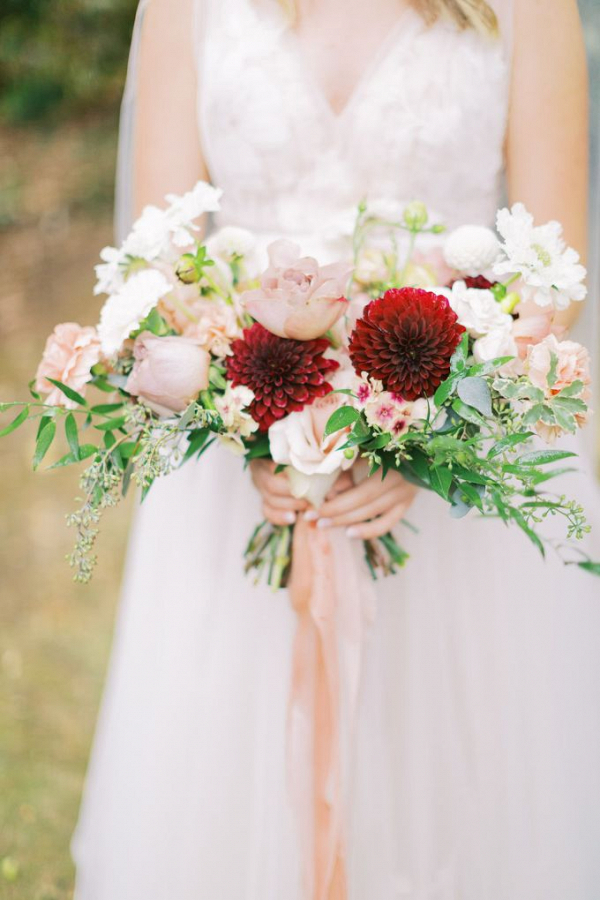 Rainy Japanese Garden Wedding