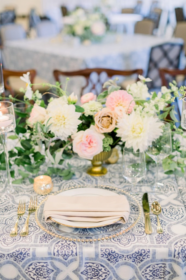 Classic Blue and Gray Wedding