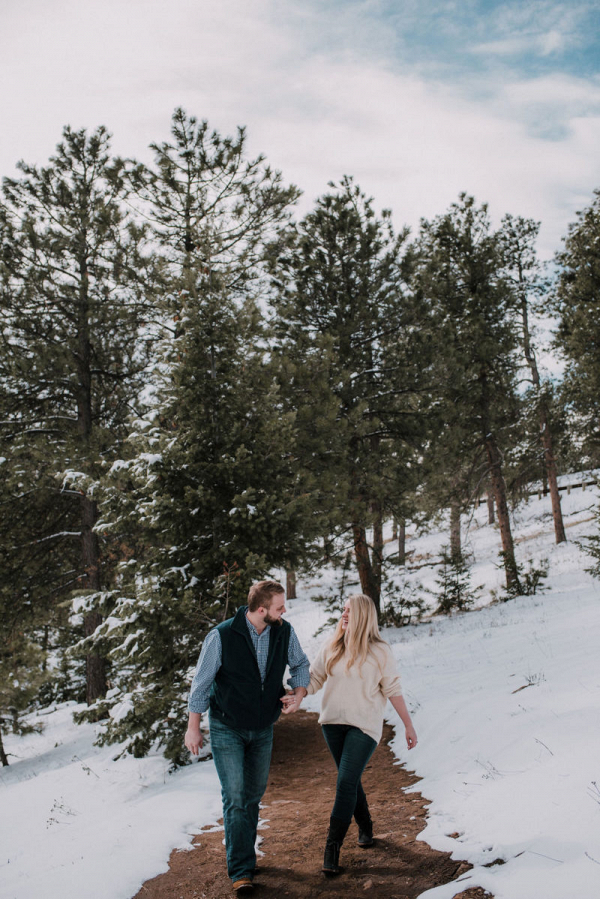 Colorado Winter Wonderland Engagement Session