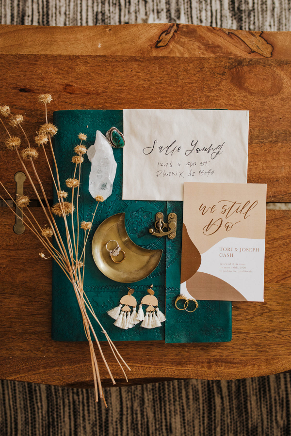 Bohemian Joshua Tree Vow Renewal