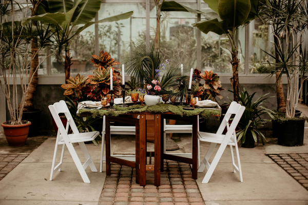 Edgy Greenhouse Bridal Inspiration