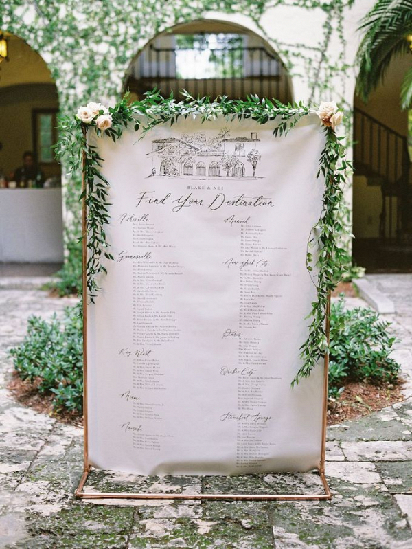 Romantic Blush Miami Garden Wedding