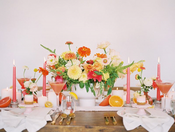 Bright and Elegant Citrus Wedding Inspiration