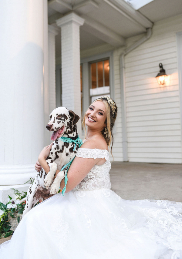 Charming Carolina Elopement with Dalmatians