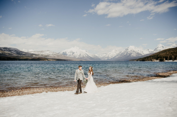 Romantic Glacier National Park Elopement