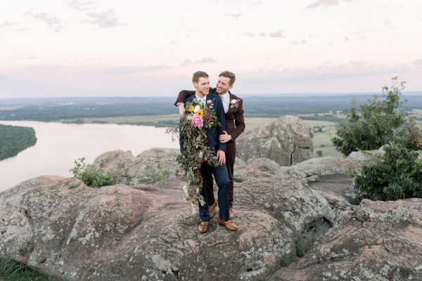 Romantic Mountaintop Elopement Inspiration