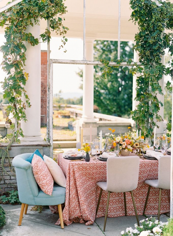 Retro Greenhouse Wedding Ideas