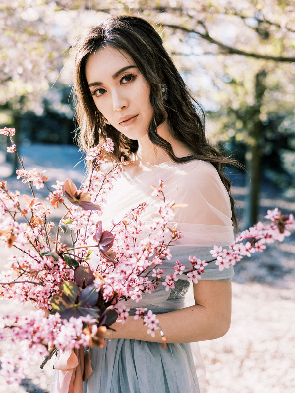 Organic Blossom Bridal Portraits