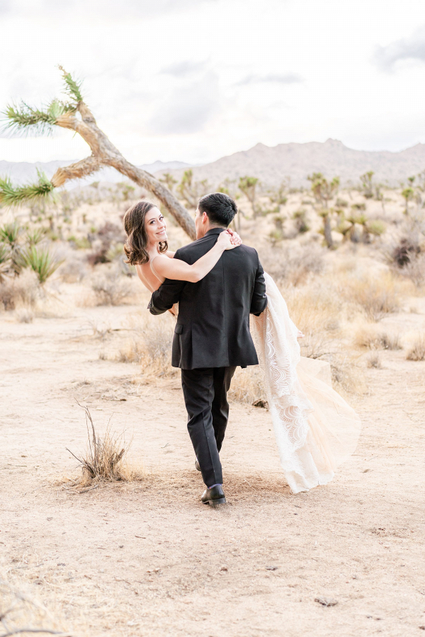 Ethan + Alexandra Joshua tree elopement