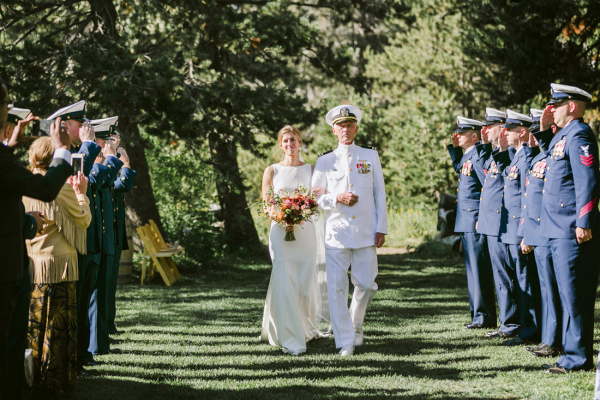 Fall Military Wedding in Northern California