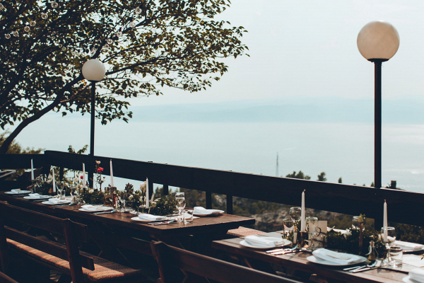 Wedding on the Croatian Coastline of Makarska