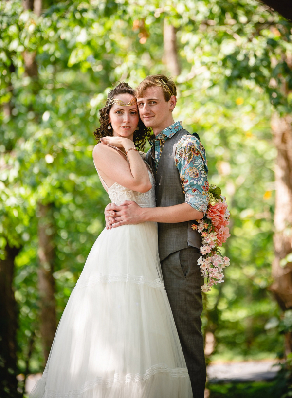 Dreamy Faerie Backyard Wedding