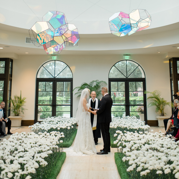 Indoor Elegant and Chic Garden Wedding