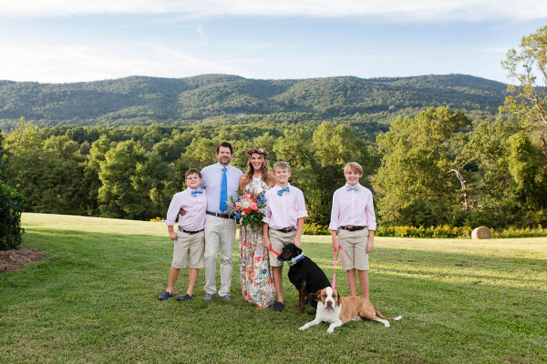 Backyard Elopement in Charlottesville Virginia