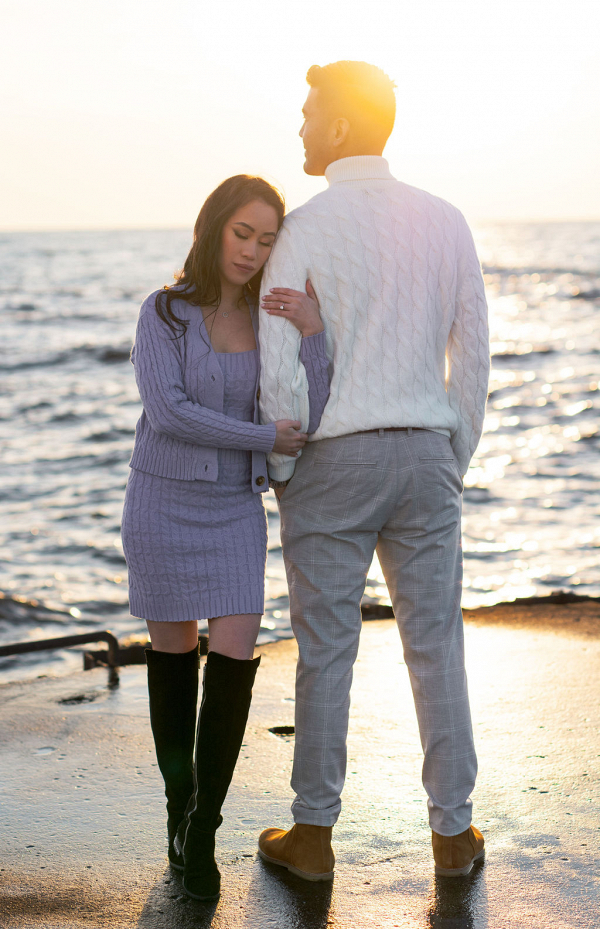 Romantic Beach Engagement