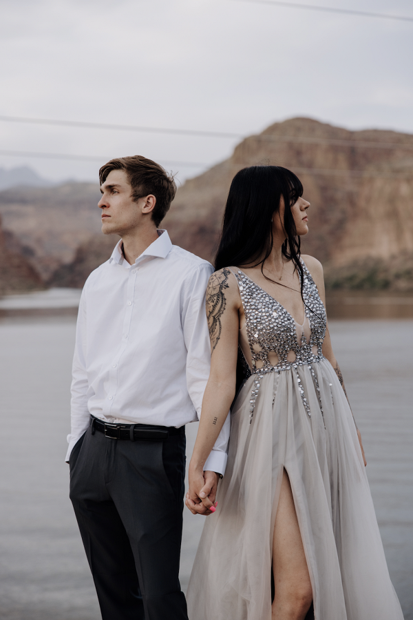 Industrial Desert Styled Shoot on the Lake