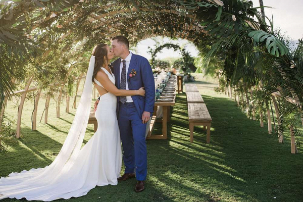 Tropical Outdoor Wedding in Maui