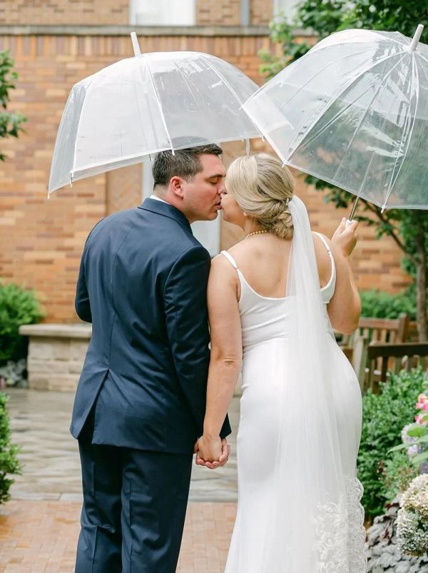 Rainy Day Church Wedding