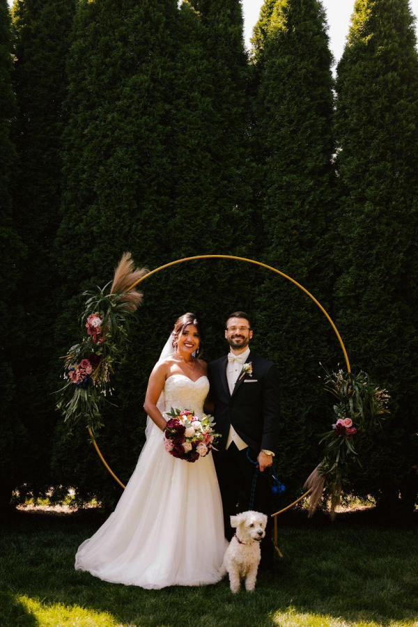 Classic Backyard Wedding in Indiana