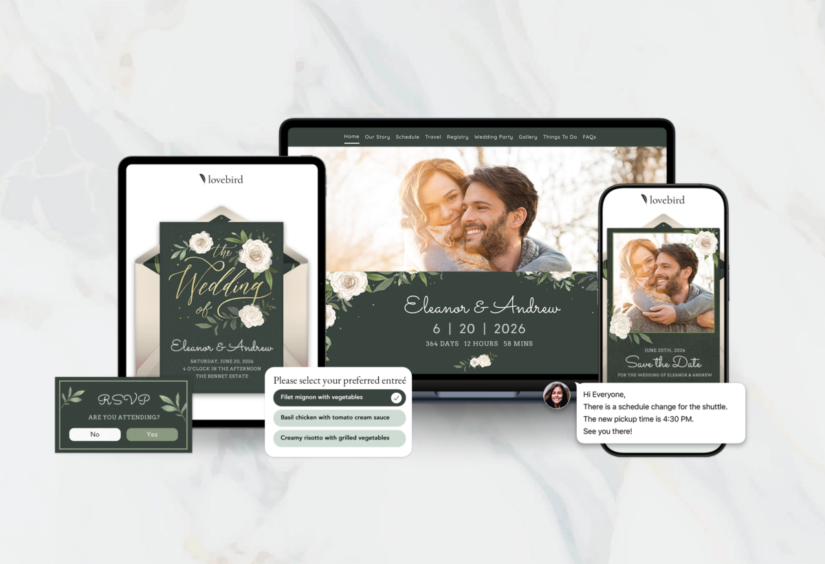 Lovebird: Your Headquarters for Wedding Guest Communication