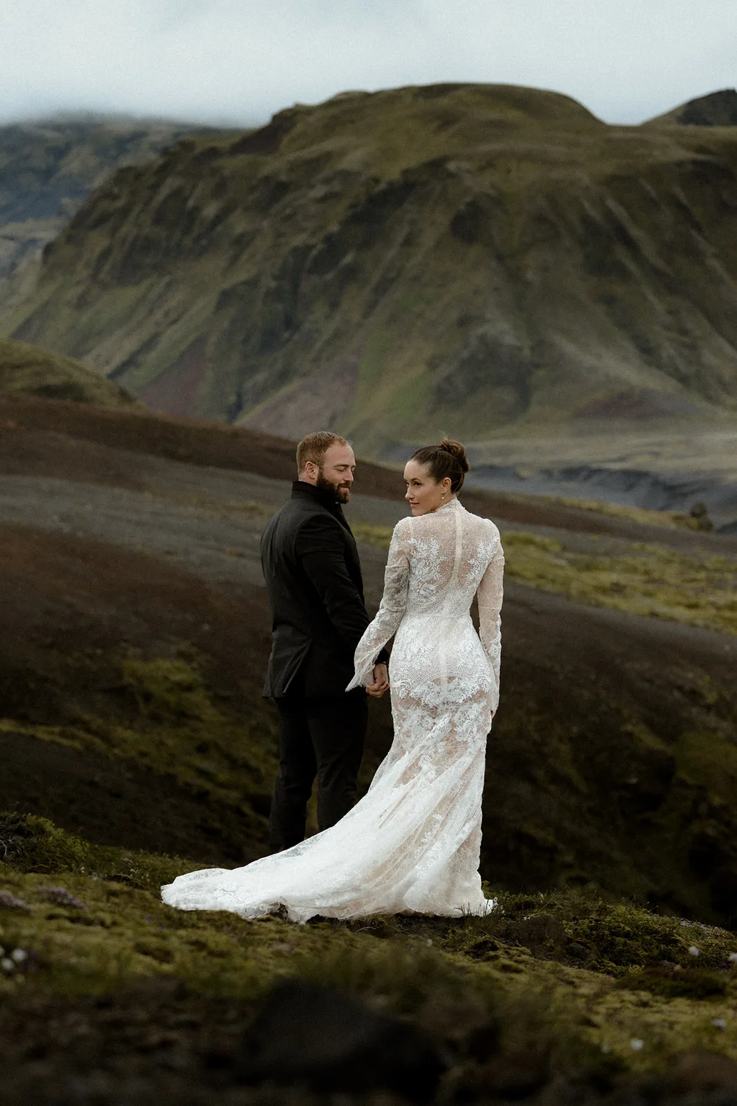 Wild Mountain Elopement in Iceland
