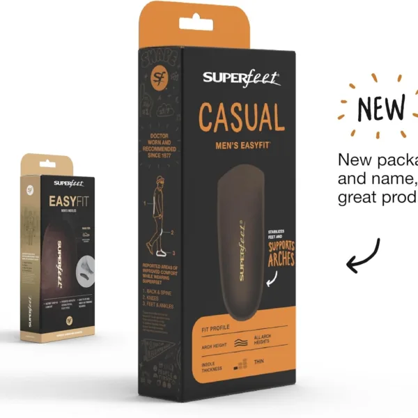 Superfeet Casual Easyfit insoles for wedding dress shoes and groom's shoes